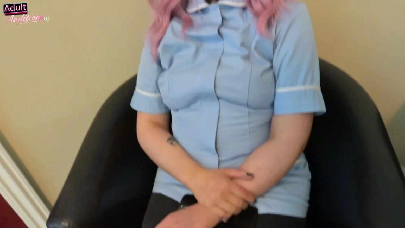 AdultAuditions Nurse Scarlet My First Bg Audition XXX